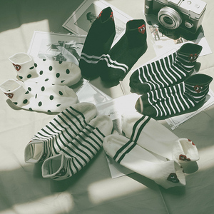 袜子女时尚纯棉短袜 日系百搭原宿棉袜爱心低帮可爱袜 ins超火袜