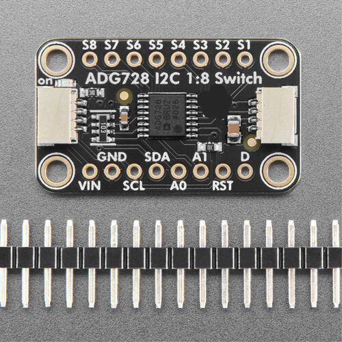 5899 Adafruit ADG728 1-to-8 Analog Matrix Switch - Stemma