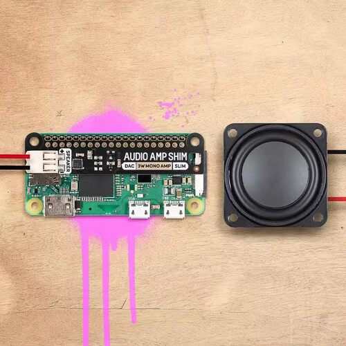 树莓派 音频放大器SHIM 3W单声道 Raspberry pi 3b+/4b/5B ZERO
