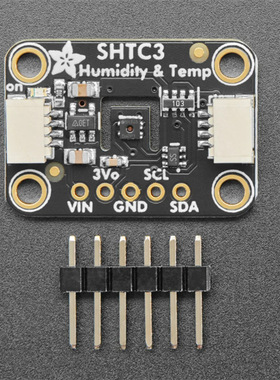SHTC3 高精度数字温湿度传感器模块 兼容 STEMMA QT/Qwiic