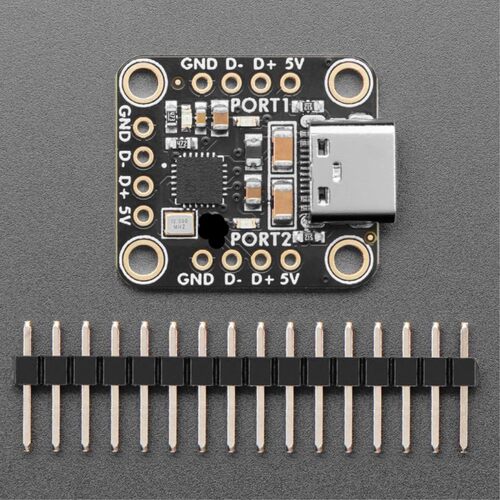 5999 Adafruit CH334F Mini 2-Port USB Hub Breakout 包邮