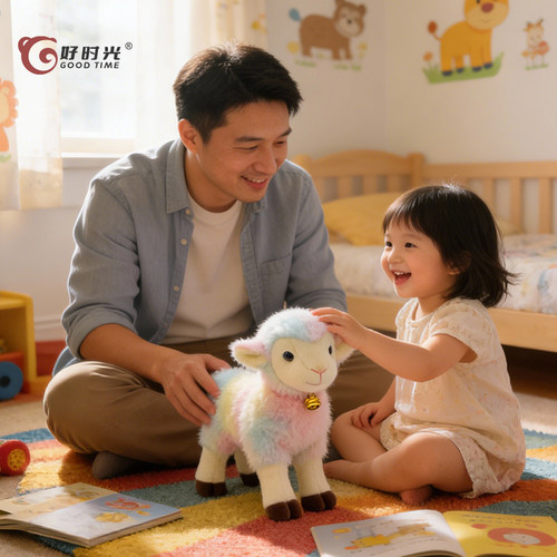 好时光小羊毛绒安抚公仔圣诞礼