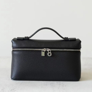 金妍推荐 二代19cm饭盒包里外全皮钢五金手提单肩斜挎包女百搭 高版