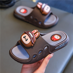 男童室内洗澡防滑大童男孩防臭凉拖鞋 2026新款 夏季 拉布布儿童拖鞋