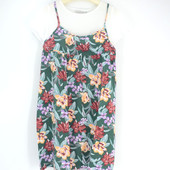 正品 夏假两件人棉印花连衣裙19213247可哺乳 十月妈咪孕妇装