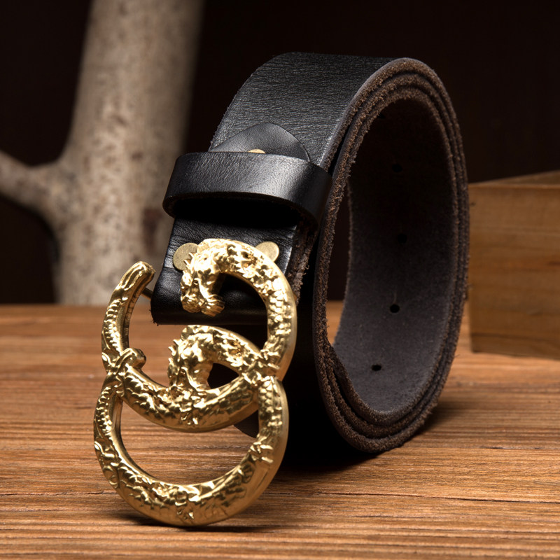 Mantime man Belt genuine leather Smooth buckle Youth Korean Edition Versatile belt cowhide personality belt Beltin the Accessories/Leather belt/Hat/Muffler , Belt/Leather belt/Yaolian  category - from Buy2taobao.com to provide professional Taobao agent buy service