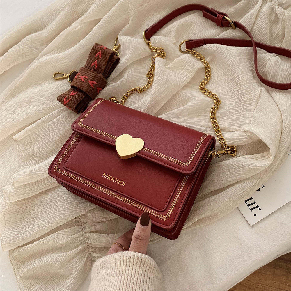 网红包包女2020新款单肩斜挎包简约时尚小方包高级感洋气女包潮