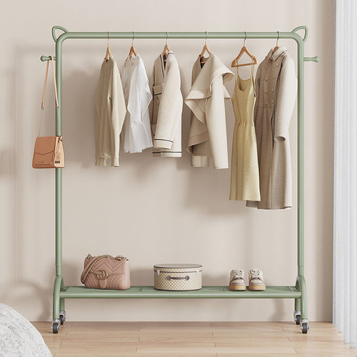 【金属加粗带轮！】室内晾衣架