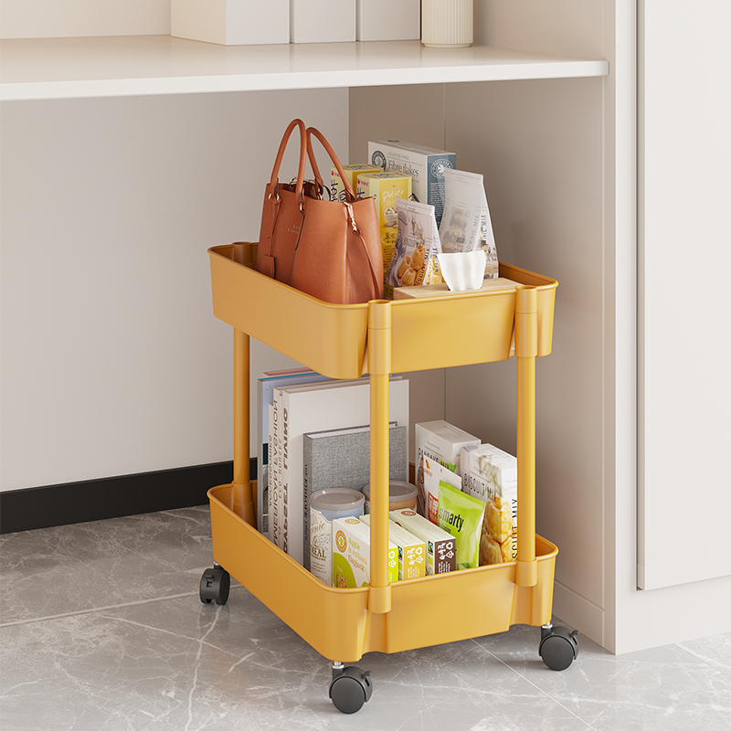 小推车置物架多层收纳书架