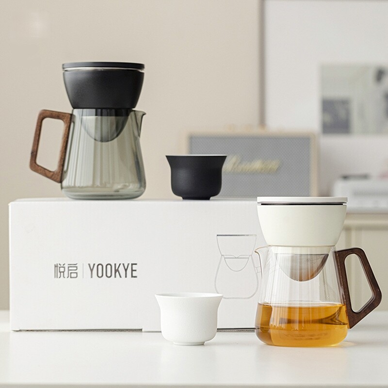 冲茶器半自动懒人泡茶神器茶水分离绿茶红茶家用功夫茶具礼盒茶礼