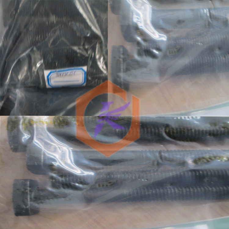 英制T型螺丝压板螺栓T型螺杆方头发黑车床铣床模具螺丝M3/4 M1寸