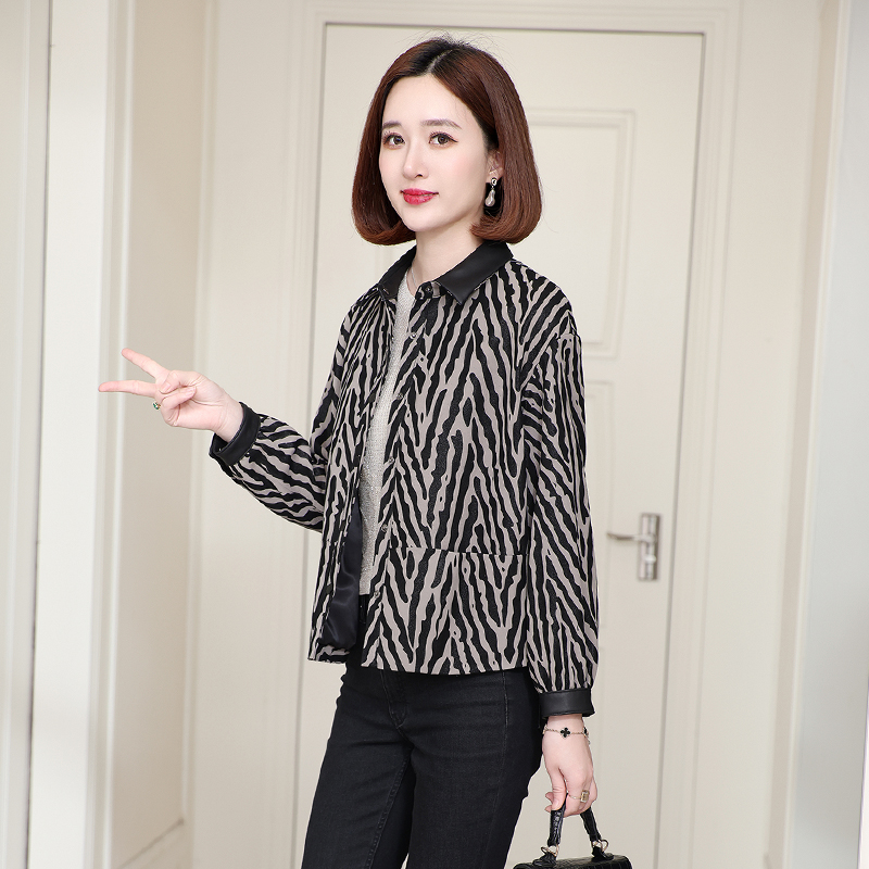 小皮衣真皮绵羊皮夹克外套短款