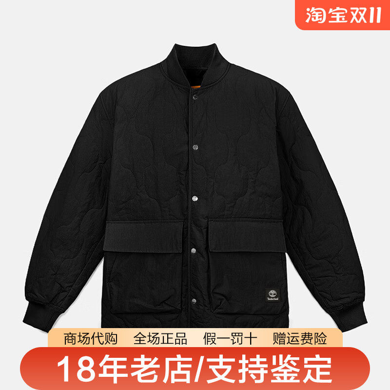 Timberland添柏岚棉衣男装户外防泼水保暖夹棉休闲夹克棉服A693F