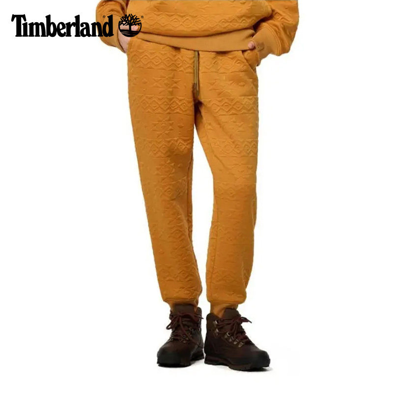 Timberland添柏岚男裤户外舒适弹力束脚裤针织休闲卫裤A6G3Y