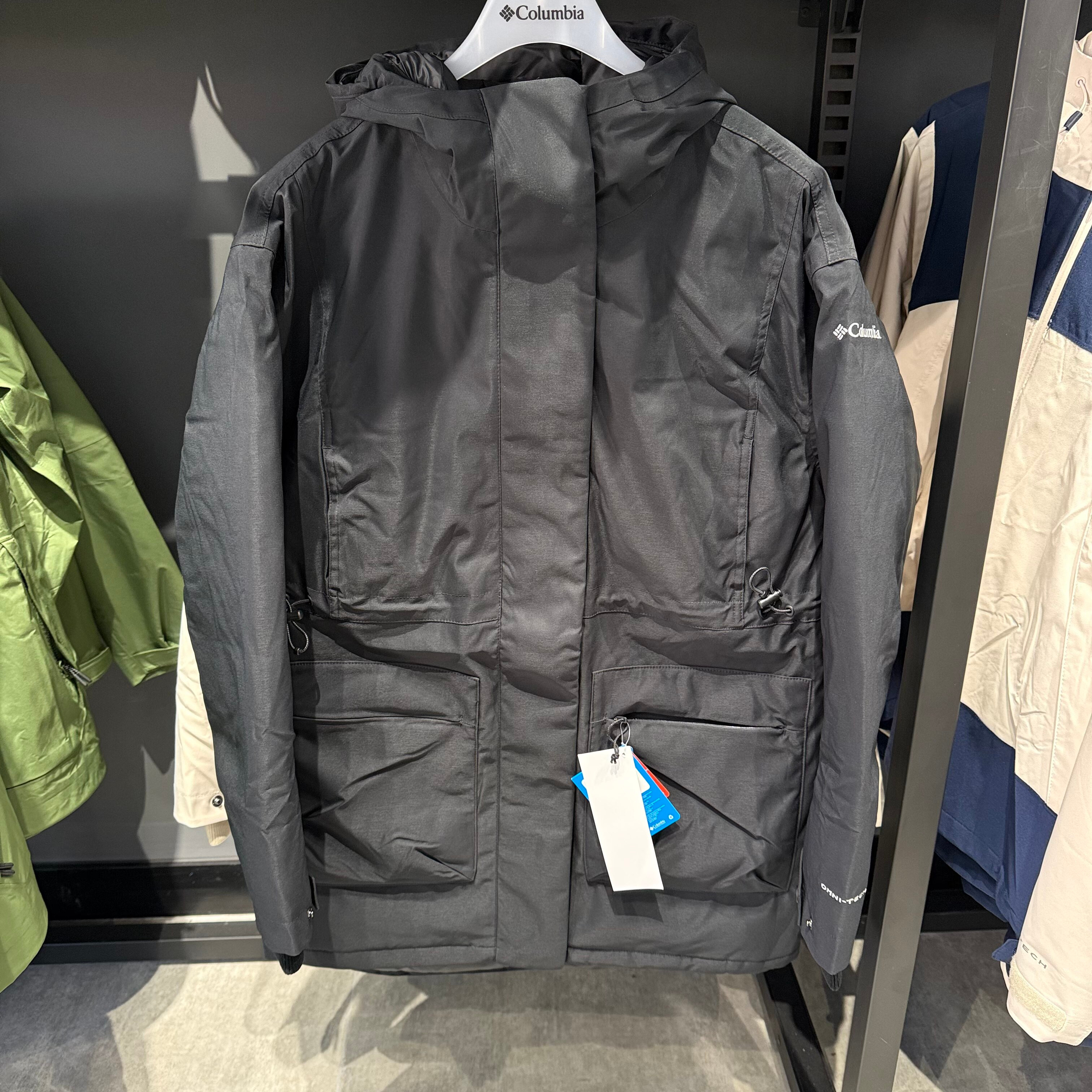 哥伦比亚女装26秋冬新品户外防水保暖热能550蓬连帽羽绒服WR2549