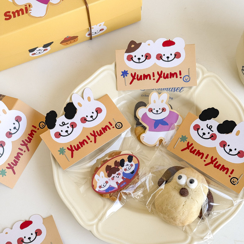 烘焙曲奇饼干雪花酥包装袋可爱卡通小动物卡头一次性透明打包袋子,厨房/烹饪用具,点心包装盒/包装袋,淘宝优惠券,粉丝福利购,淘宝优惠卷