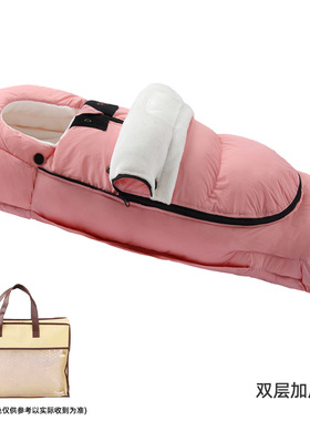 跨境婴儿推车睡袋加厚加绒保暖新生儿秋冬包被博格步bee3/6小蜻蜓