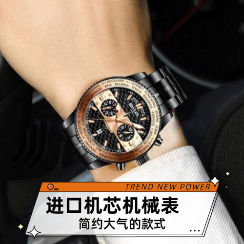 经典大牌进口机芯男士商务手表