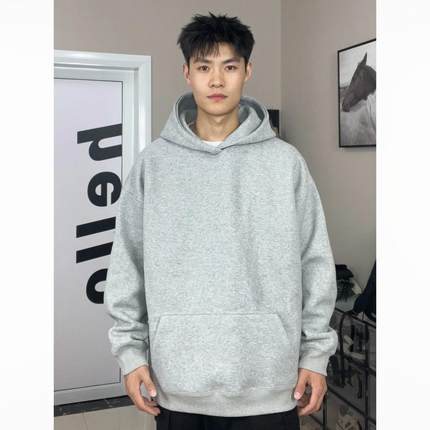 卫衣男款秋冬韩版宽松休闲百搭套头连帽衫重磅纯棉加绒加厚外套潮