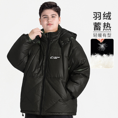 【温变】胖童男童羽绒服加肥加大