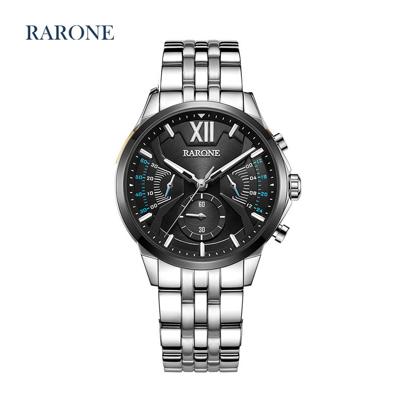 雷诺官方正品2020新款多功能运动男士手表定制皮带礼盒