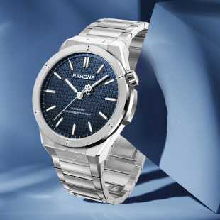 自动机械腕表轻商务 七夕礼物 Rarone雷诺双子星黑洞手表男士