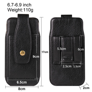 S22殼適用Galaxy穿皮帶掛腰包S25Ultra真皮保護(hù)套Plus插卡FE全包皮套男新豎款 S25 S23 皮袋老人 S24