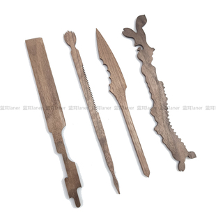 日本和果子工具曲刃蓖一文字篦糕点模具茶菓子唐果子diy压花模具