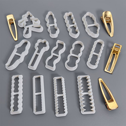 软陶发夹切割模具diy发夹饰品