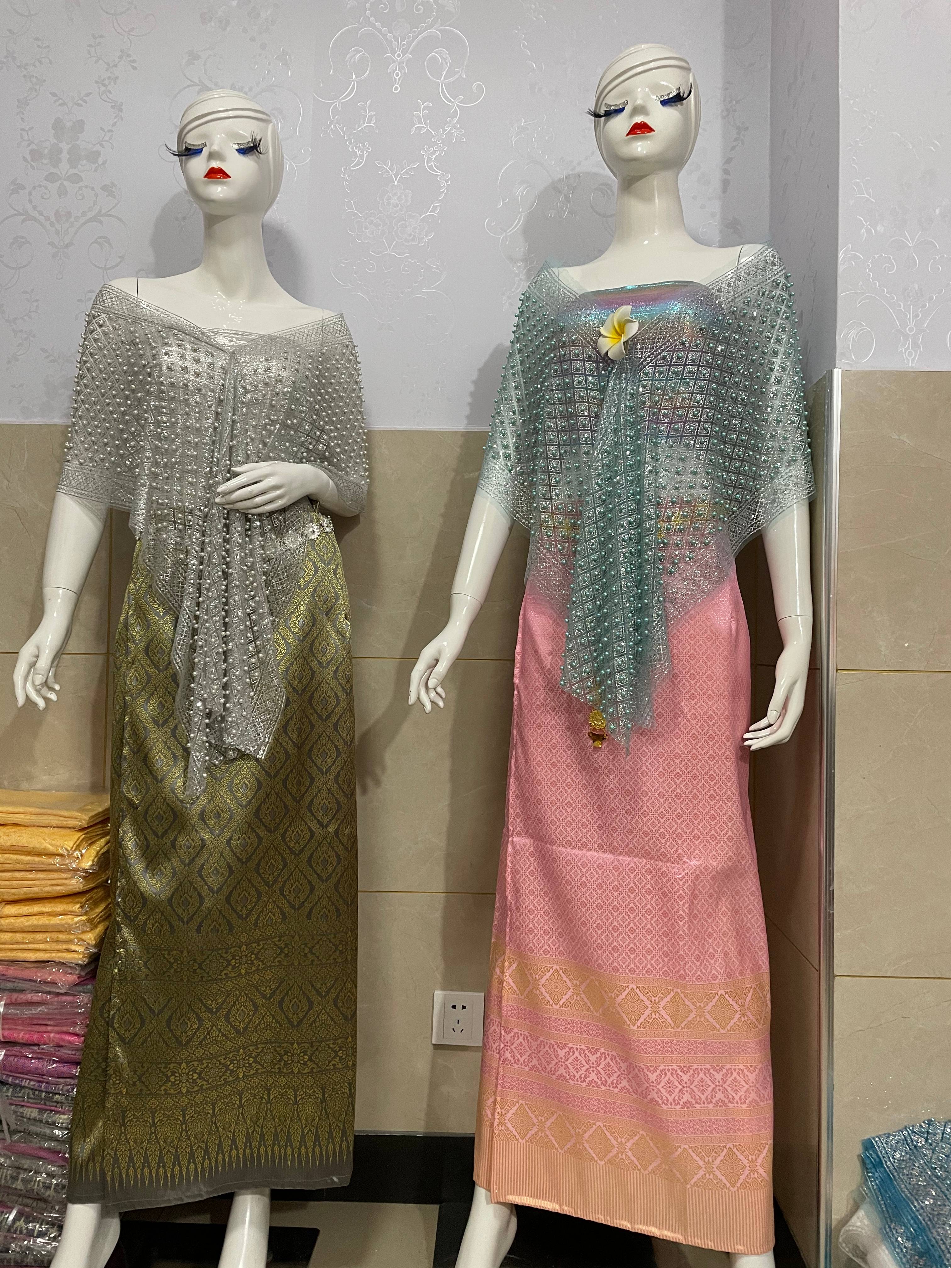 傣泰服饰泰式网红款抹胸套装鞠婧祎同款西双版纳之旅拍照同款