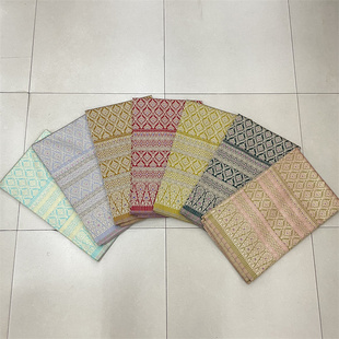 东南亚缅甸泰国民族风傣族提花服装面料 筒裙短裙一片裙布料 布艺