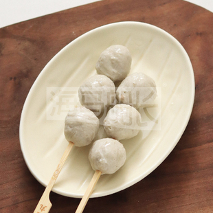 海马船长关东煮串虱目鱼丸关东煮串火锅丸  10串/包  360g