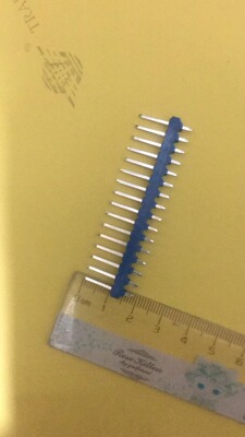 排针/3.96MM 1*16PIN 单排直针 单排弯针 铜针 可拆分或加长加短