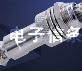 GX12 6芯航空插头RS765 12M-6A/6B DF12-6连接器 直头 对接式