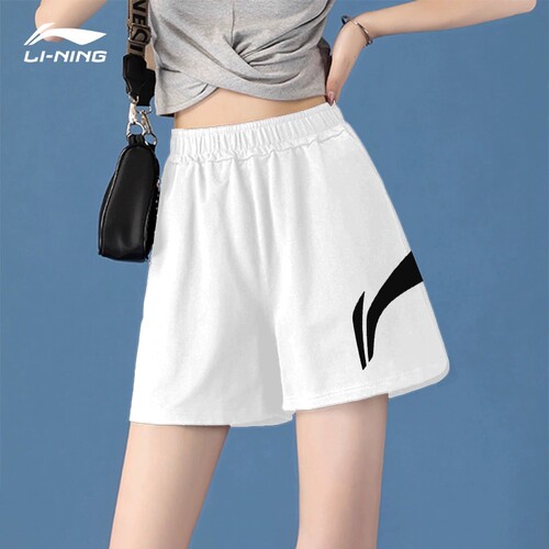 李宁运动短裤女夏速干跑步田径体考训练健身瑜伽羽毛球男