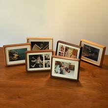 6寸相框实木圆角摆台打印照片做成框8寸a4定制宝宝情侣实木空框