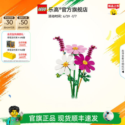 乐高11514波斯菊积木玩具
