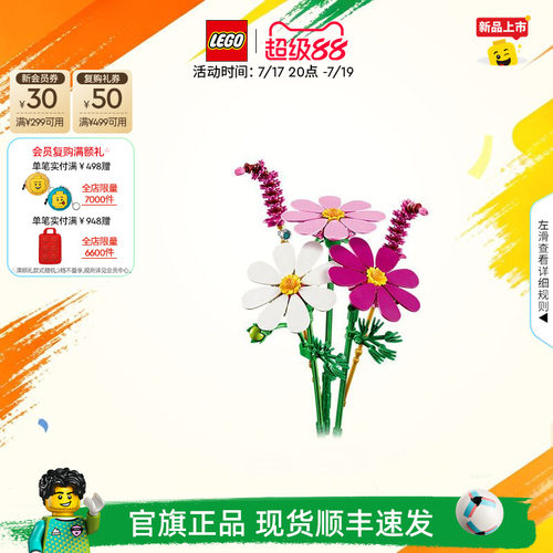 乐高11514波斯菊积木玩具