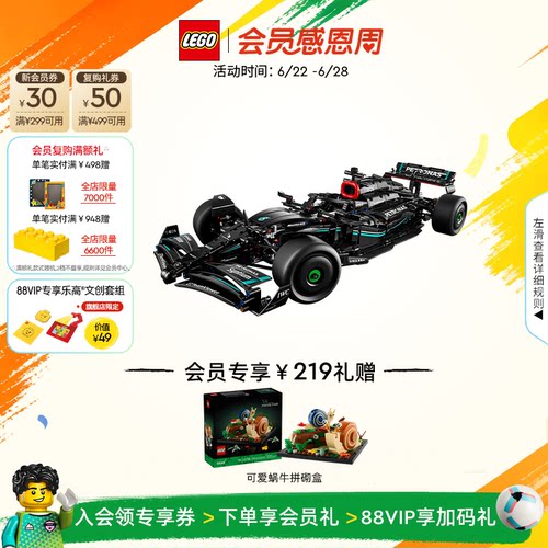 乐高4217梅赛德斯F1赛车积木