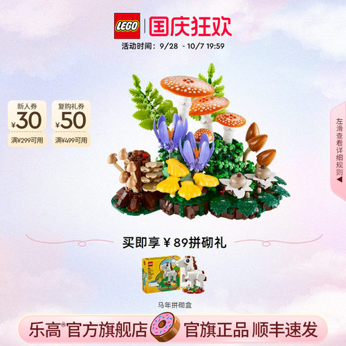 乐高11505林间蘑菇积木