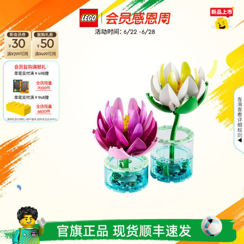乐高11511睡莲积木玩具