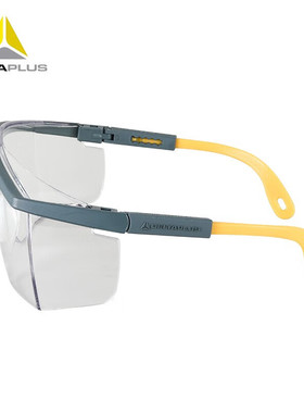 代尔塔 101117 防护眼镜防冲击防风沙劳保防刮擦透明骑行护目镜