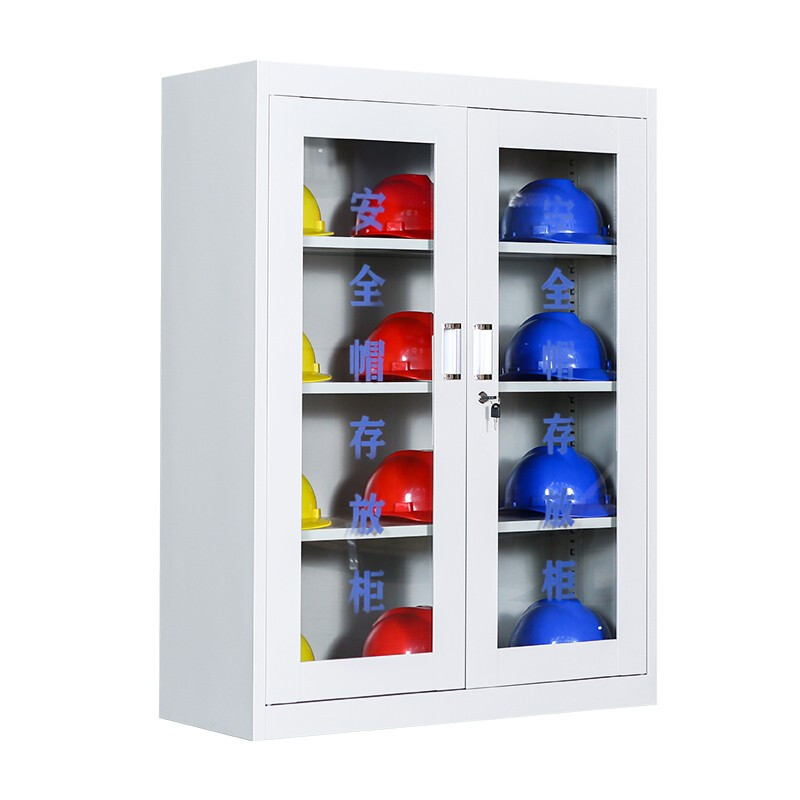 和美安全帽存放柜子全套头盔放置柜安全头帽存放架帽子靠墙摆放