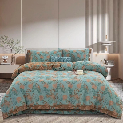 A类母婴级双层纱全棉四件套