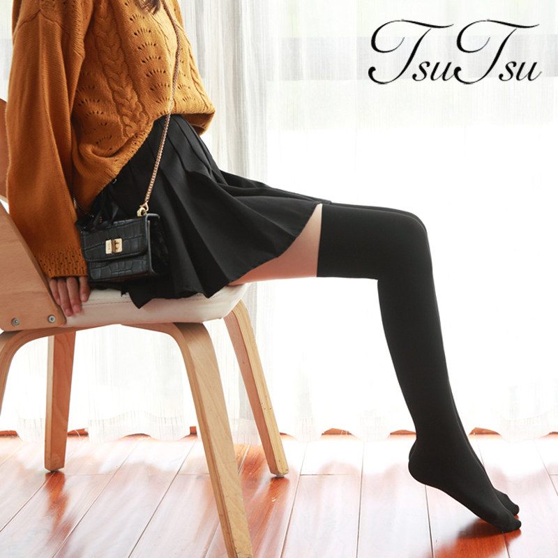 2件包邮 tsutsu压力显瘦比基尼春秋天鹅绒连裤袜假大腿袜丝袜6013,女士内衣/男士内衣/家居服,连裤袜/打底袜,淘宝优惠券,粉丝福利购,淘宝优惠卷