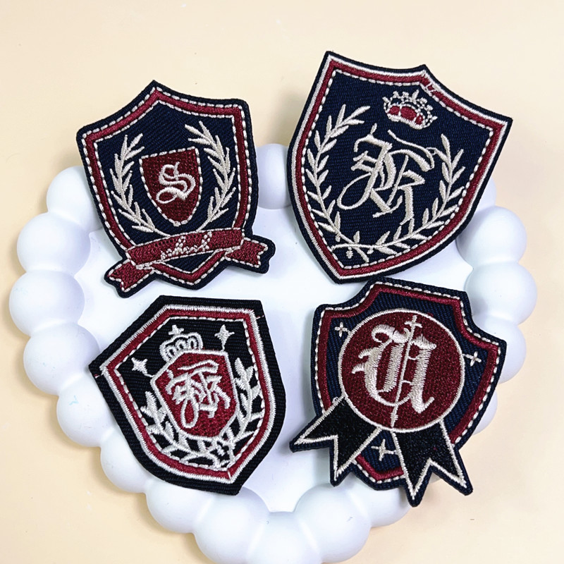JK制服西装徽章日系刺绣西装校供衬衫制服胸章日系校服配饰绣花章