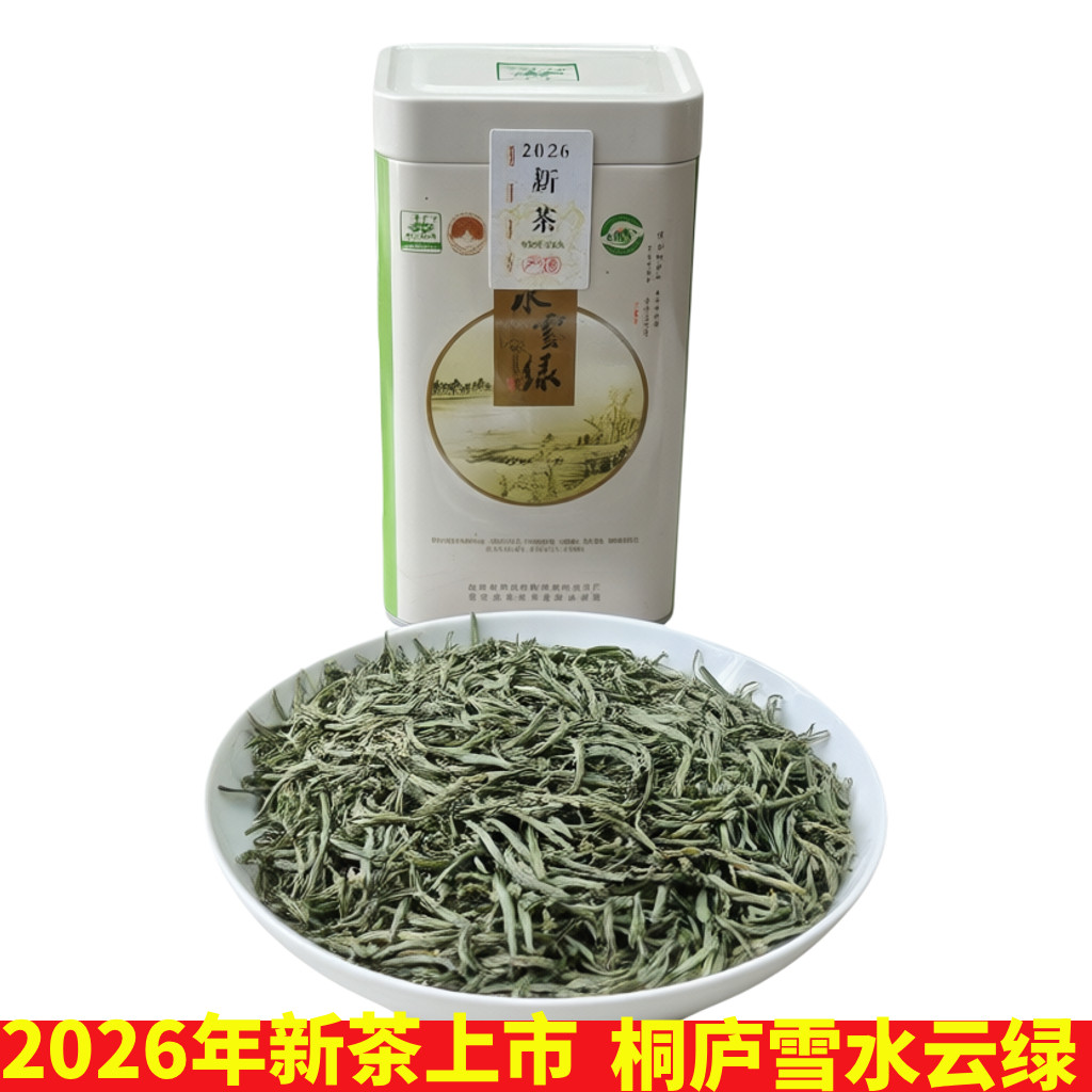 2026年新茶春茶桐庐土特产雪水云绿茶叶明后茶炒青 绿茶125克包邮