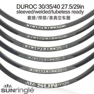 sunringle太阳DUROC30/35/40MTB山地越野自行车轮圈rim27.5/29
