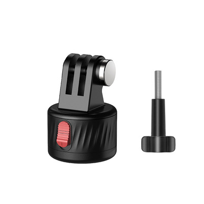 JUNNX新款Gopro121110运动相机云台快拆磁吸1/4转接头基座配件