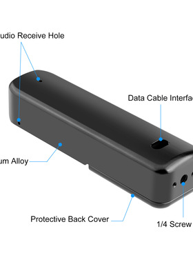 PULUZ胖牛适用大疆OSMOPocket3金属保护边框兔笼转接边框支架配件